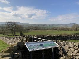 The start of the Saunter at Grove Square in Leyburn